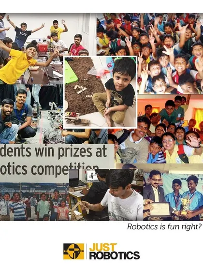 This collage is a trip down memory lane. For over 12 years, we've never had a dull day. Robotics is fun, and the happiness it brings to children is the reason we do what we do.