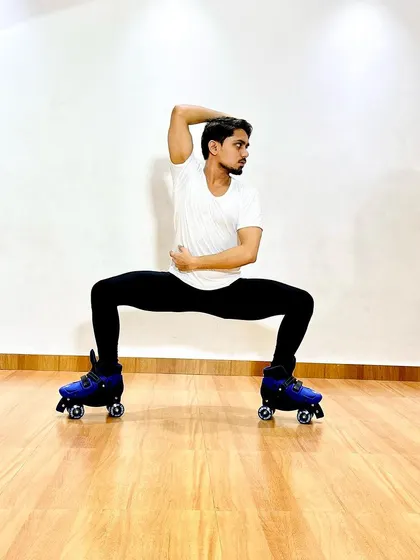A duplicate of image 95, highlighting the athletic nature of artistic skating.