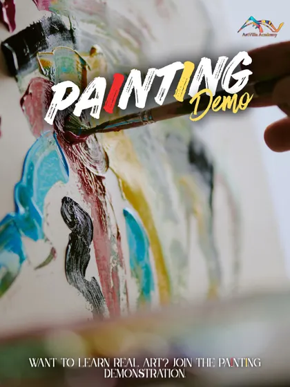 Not sure where to begin? Our Painting Demo Session is the perfect first step. It's a hands-on opportunity to experience our teaching style and see what real art feels like before committing to a full course.