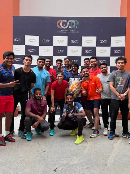 The team celebrates the completion of a skill upgradation program at the Padukone Dravid Centre For Sports Excellence. Continuous learning is a core value I instill in all my coaches.