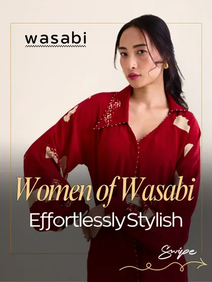 Women of Wasabi are effortlessly stylish. This image captures the essence of the women I design for: confident, modern, and unique.