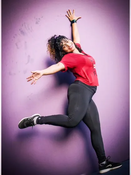 A moment of pure, unadulterated confidence. Sometimes you just have to shout out to yourself, because you're lit!