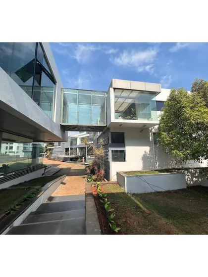 A throwback to an office campus we completed in 2010. The design juxtaposes two linear office buildings connected by glass bridges, with courtyards and water bodies acting as interstitial spaces.