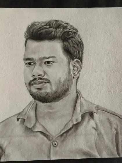 This portrait was part of my follower sketch series. I am skilled at capturing a variety of faces and expressions.