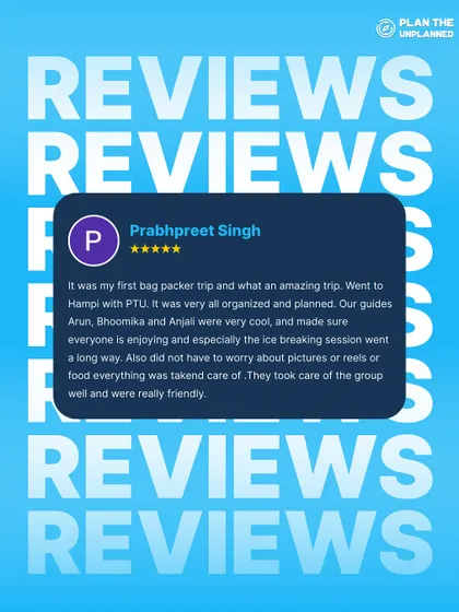 Prabhpreet Singh talks about his first backpacker trip to Hampi and how our guides took care of everything, making it an amazing experience.