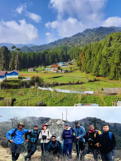 The journey is as beautiful as the destination. We pass through stunning, remote villages like Samanden, known as the "lost valley of West Bengal," offering a peaceful and scenic experience.