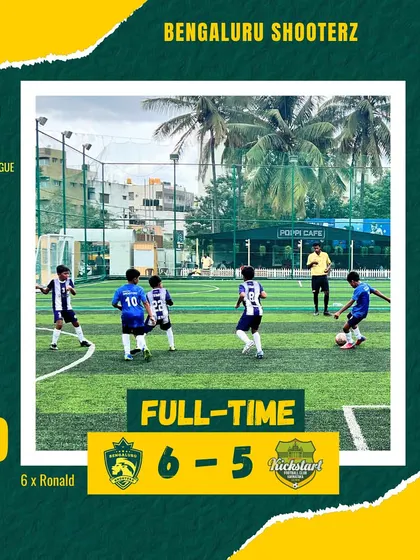 A thrilling 6-5 victory for our U-9 team against Kickstart FA, with Ronald scoring a double hat-trick. This match highlights the exciting, high-scoring nature of youth football.