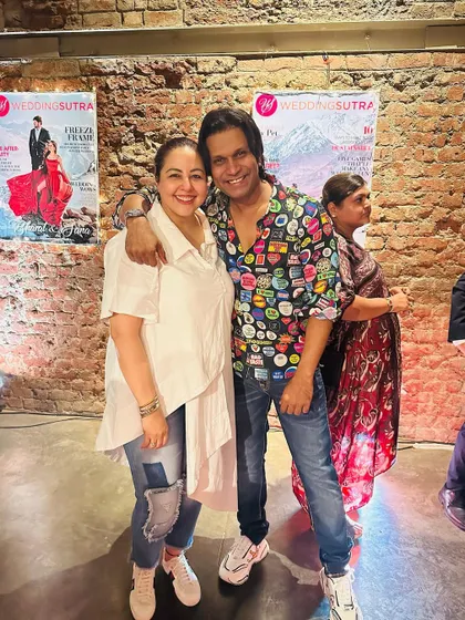 Another great connection made at the WeddingSutra party. It's all about the people and the relationships we build.