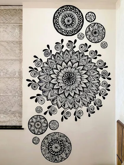 This was the first mural I ever painted back in 2020. It’s amazing to look back and see how far I've come, from this piece to the large scale projects I do today.