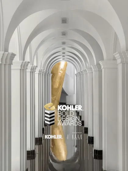 Further images celebrating the recognition of my work at the Kohler Bold Design Awards, showcasing the architectural forms that captured the jury's attention.
