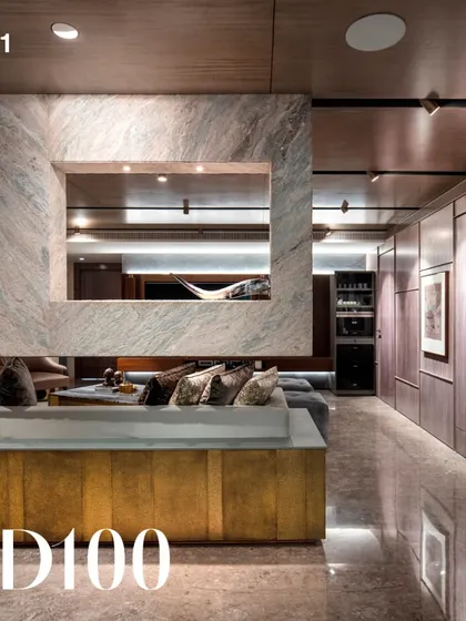 We are deeply honored to have been part of the AD100 list for 8 years and counting. This image highlights our Jain Residence project, featured in the 2021 edition of Architectural Digest.