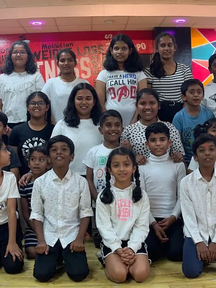 A proud group photo with my talented kiddos. It's a joy to watch them grow as dancers and individuals.