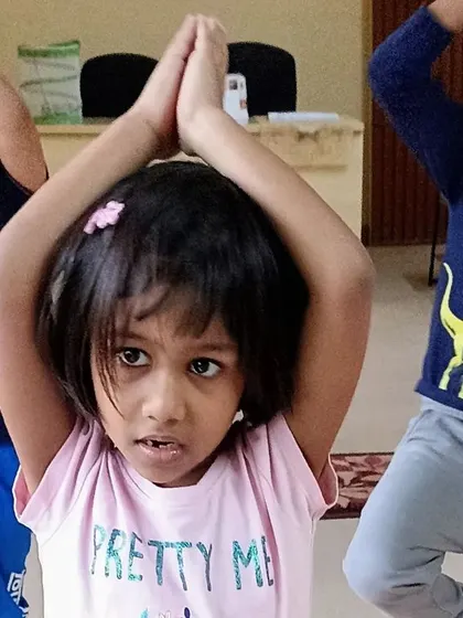 More moments from our yoga and movement sessions, showcasing the children's focus, flexibility, and the joy they find in moving their bodies.