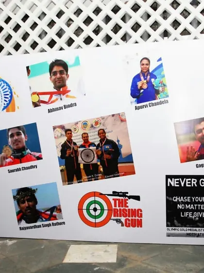 Our wall of fame features legendary Indian shooters like Abhinav Bindra and Gagan Narang. They serve as daily inspiration for our students, reminding them of what's possible with hard work and dedication.