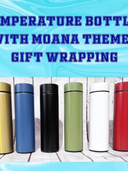 A large order of 60 temperature display flasks, available in various colors like gold, blue, black, green, white, and red.
