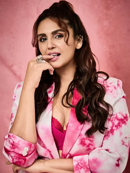 A playful and confident close-up of Huma. This shot highlights the fun color palette and her bold attitude.