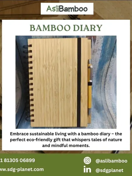 The classic bamboo diary and pen set is a cornerstone of our corporate gifting collection. It's a practical, elegant, and sustainable gift that's perfect for conferences, employee onboarding, or client appreciation.