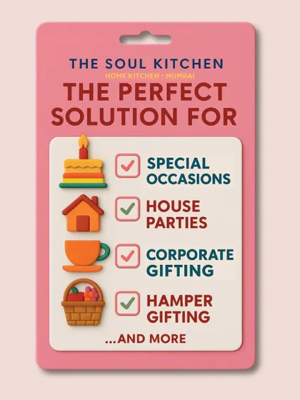 We are your perfect solution for special occasions, house parties, corporate gifting, and hamper gifting. This graphic checklist shows how versatile our offerings are for any event.