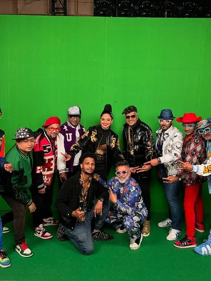 Another great shot with the team from a corporate gig. I focus on making the choreography accessible and fun, so it serves as a great team-building activity for company events and offsites.