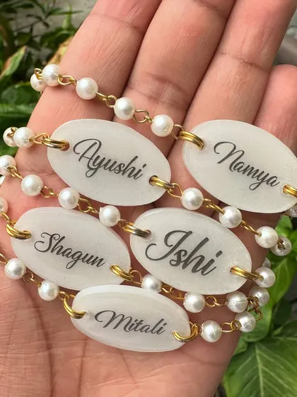These bracelets are a modern take on the traditional rakhi, designed to be a stylish accessory for both brothers and sisters.