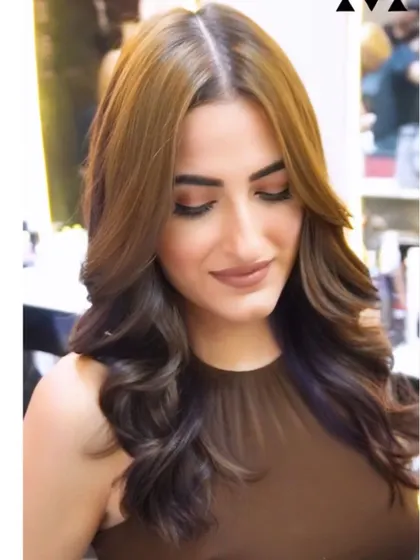 "Honey, my Hair is the view." A client feeling herself after a fresh cut and color at my salon.