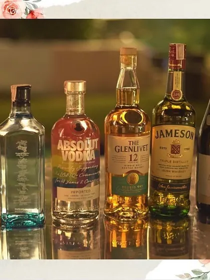 We also provide full bar services, and here is a lineup of premium liquor brands we can arrange for your event.