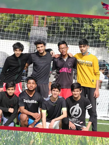 Team Gulmohar Warrior FC posing for their picture. I welcome teams from all over Delhi to participate and test their skills in a well-organized setting.