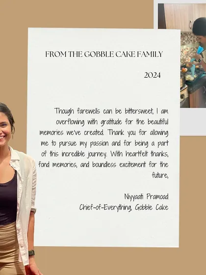 Another version of my thank you message to my wonderful community.