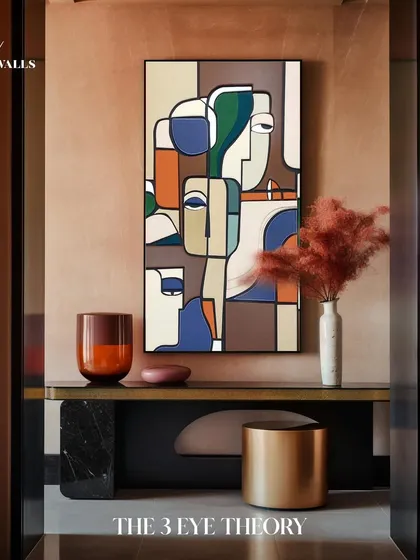 This is our '3 Eye Theory' panel, a captivating design that invites you to perceive everything through your own unique lens. We leave it to you, what is your perspective of this piece of art?