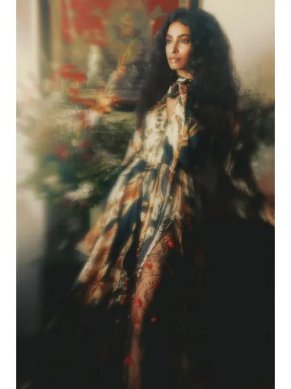 A motion-blur photograph from the "Roots" series. This technique is used to convey the feeling of memories and cultural influences swirling around us, shaping our present identity.