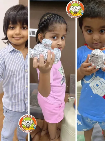 As part of my Dino Camp, kids learn about the asteroid that led to extinction by crafting their own foil asteroids. It's a hands-on way to connect with science history.