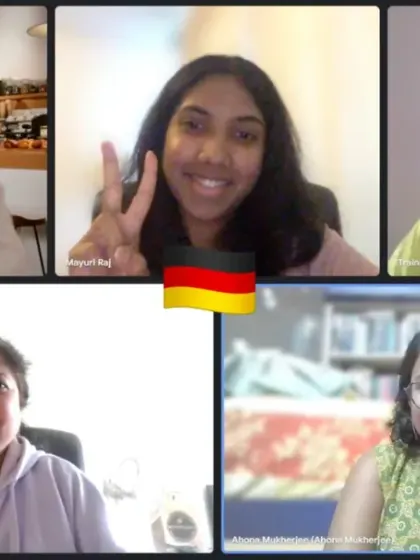 A snapshot of our recently graduated German A2 batch celebrating their successful completion online. We are proud of their hard work and wish them the best as they use their new language skills to pursue global opportunities.