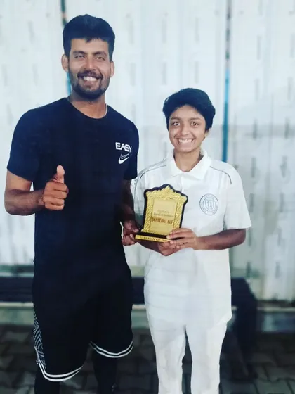 On the path to greatness. We congratulate Clarissa, one of our hardest-working players, on her selection for the U-15 state-level matches.