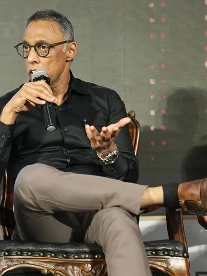 Speaking on a panel about sustainable architecture at the iGen event in Bangalore.