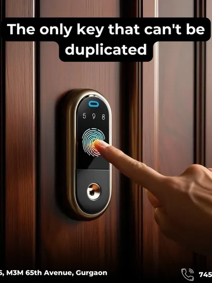 Security is more than just a lock; it's peace of mind. I install advanced biometric smart locks that use your fingerprint for access, providing a level of security that traditional keys simply cannot match.