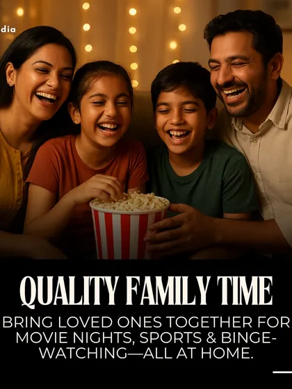 One of the biggest benefits of a home theater is the quality time it creates. It's the perfect place to bring loved ones together for movie nights, sports, or binge-watching.