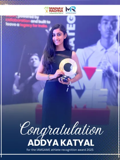 We celebrate our shooter Addya Katyal for receiving the prestigious 'I Am Game Award 2025', which recognizes outstanding young athletes for their skill, spirit, and sportsmanship.