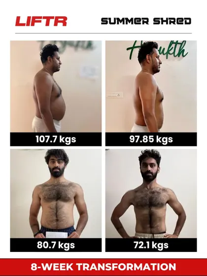 More incredible 8-week transformations from our Summer Shred. From skipped desserts to sweaty check-ins, this crew committed fully.
