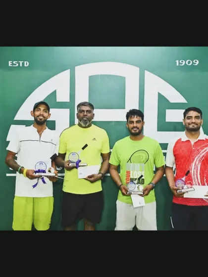 A glimpse from the All India Markers & Asst. Coaches Tennis Tournament we hosted, with over 300 entries from across India. Here are the finalists and winners from Mumbai and Hyderabad, celebrating a well fought tournament.