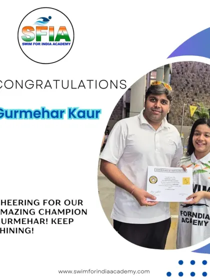 Congratulations to our champion, Gurmehar. Receiving her certificate is a formal recognition of the countless hours she has put into her training. Keep shining!
