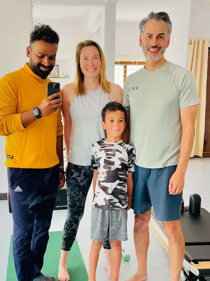 Pilates can be a family affair! It was a pleasure to have this family join for a session.