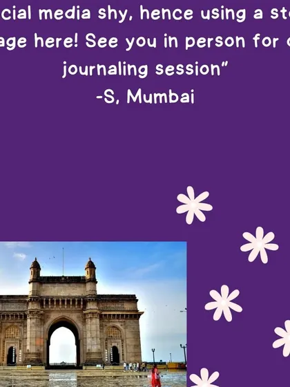 Even our social media shy hosts are welcome. This post for our Mumbai chapter shows that what matters is showing up in person and being present.