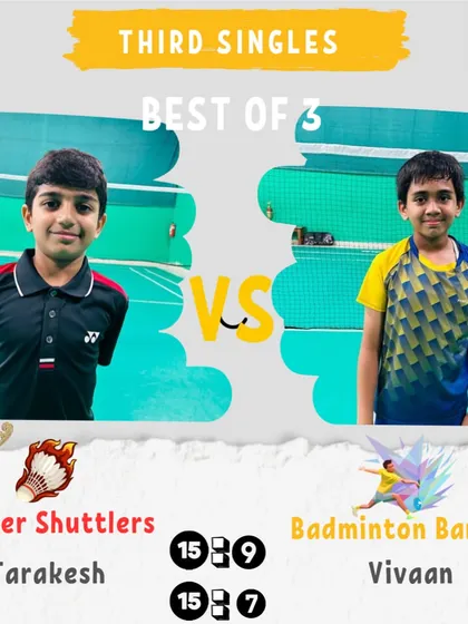 The Third Singles match from Day 2. Consistent performance across the team is key to winning.