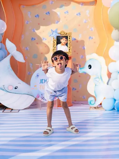 The pure, unfiltered joy of a birthday boy loving his party. This is what it's all about.