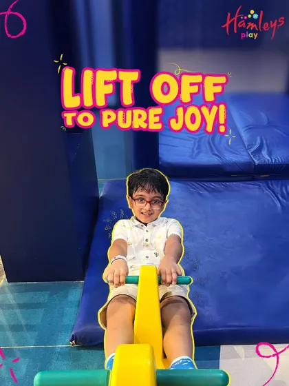Lift off to pure joy! The seesaw is a classic playground favorite that I've brought indoors for year-round fun and cooperative play.