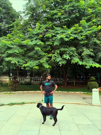 Boss energy with a side of fluff. Me and Batman, the dynamic duo.