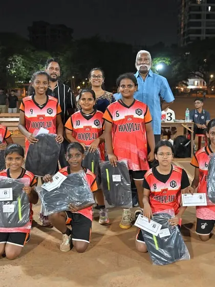 The future is here. Our U-11 champions from St. Anthony's proudly displaying their awards after a fantastic performance in the Hooplah '25 tournament.