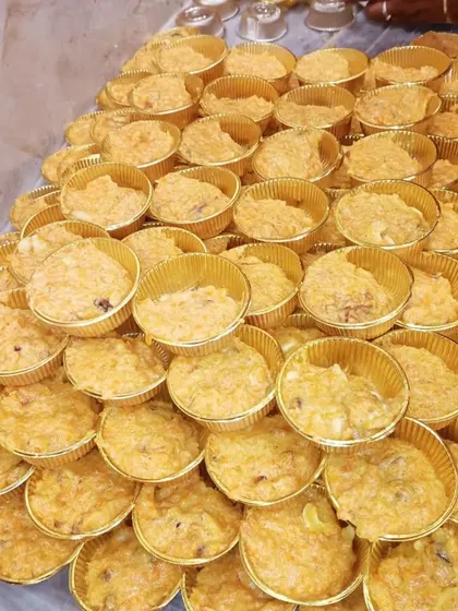 We make sure the presentation of our desserts is as good as the main course.