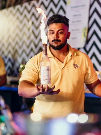 Balancing a flaming bottle is just one of the many skills our flair bartenders possess. We ensure the entertainment behind the bar is as impressive as the cocktails we serve.