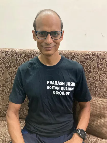 Boston bound. One of our most dedicated runners and our first Hall of Famer, Prakash, qualified for the Boston Marathon. A dream come true for a true legend.